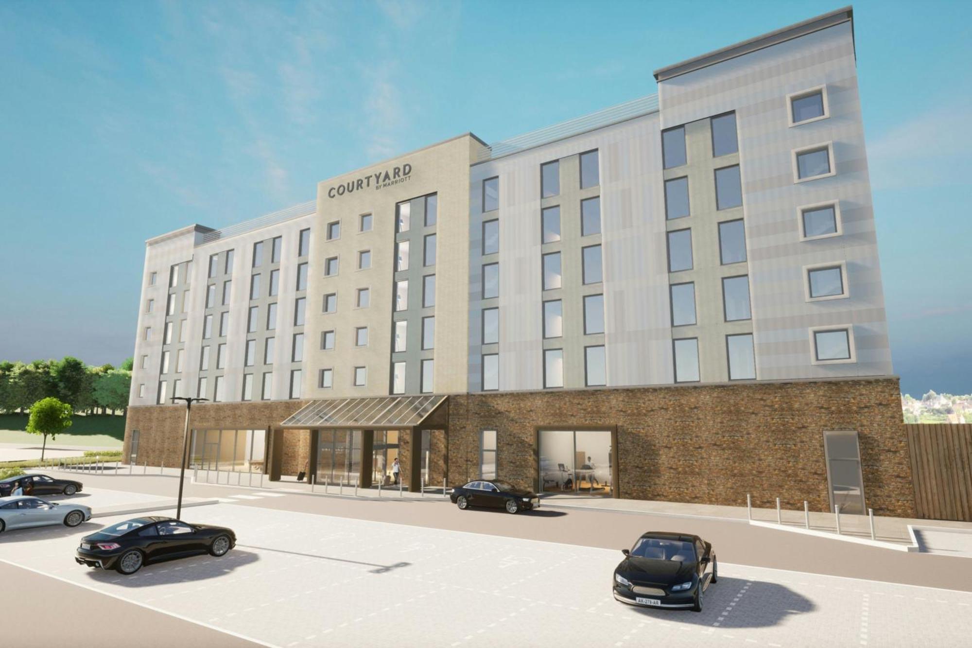 Hotel Courtyard By Marriott Sheffield Exterior foto